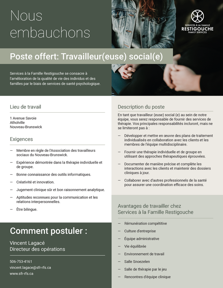 SFR Social Worker Job Post FR